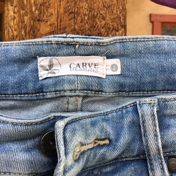LAST CHANCE!!  Carve Designs Women’s Austin Cropped Blue Jean size 2 - Picture 4 of 9